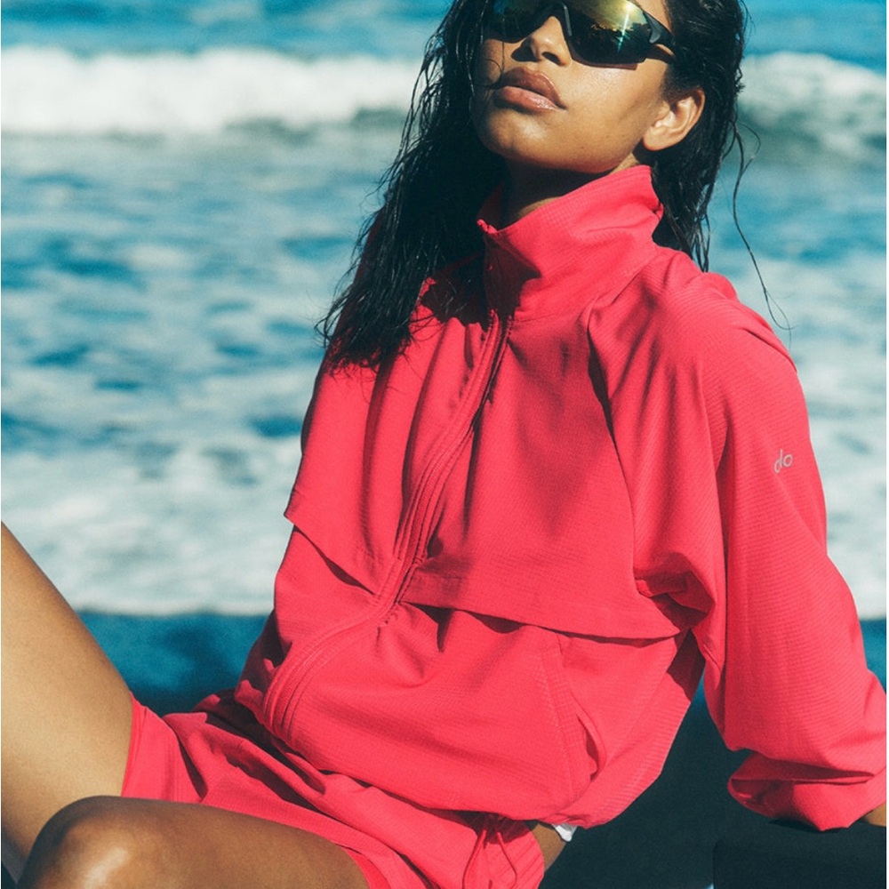 ALO Sport Star Jacket Sporty - Candy Red